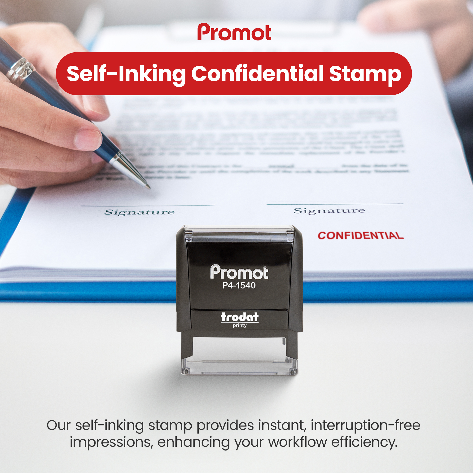 Confidential Stamp hover